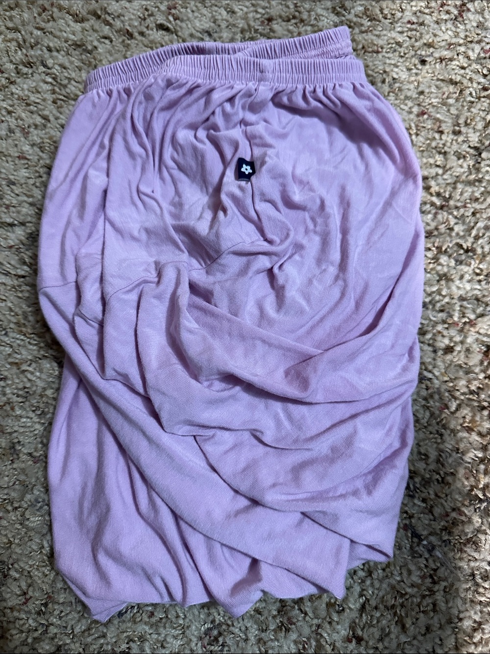 Larkspur Light Purple Changing Pad Cover